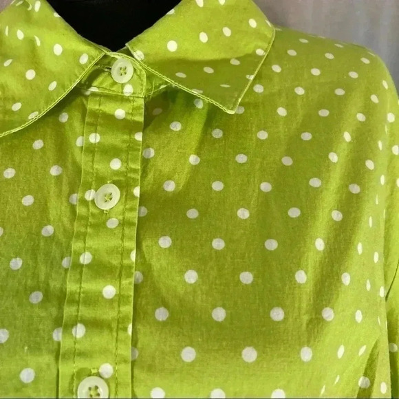 Boden womens polka dotted button down shirt - Picture 6 of 7